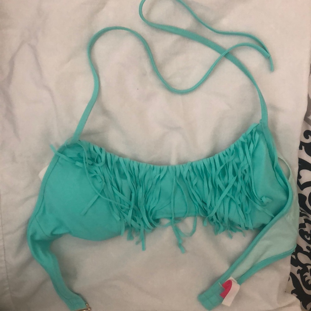 Fringe bikini top